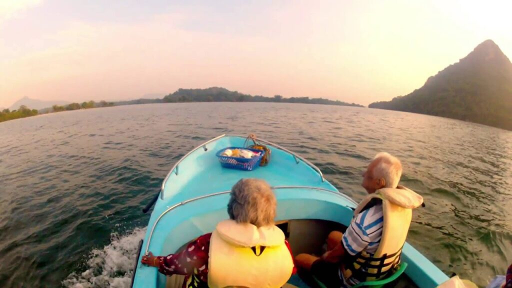 boat ride at Senananayaka Dam